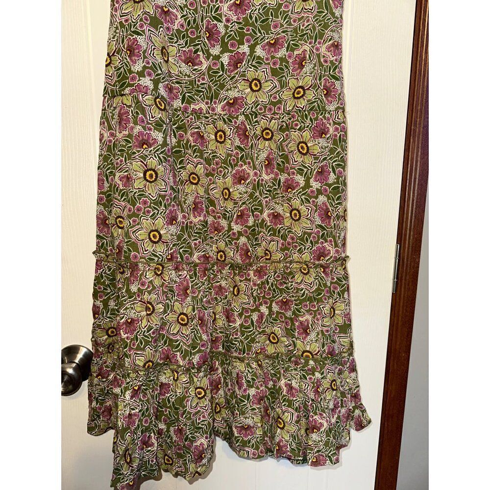 NWT Maurice’s Green Floral Open Back Mini Dress Size XL - Picture 5 of 14
